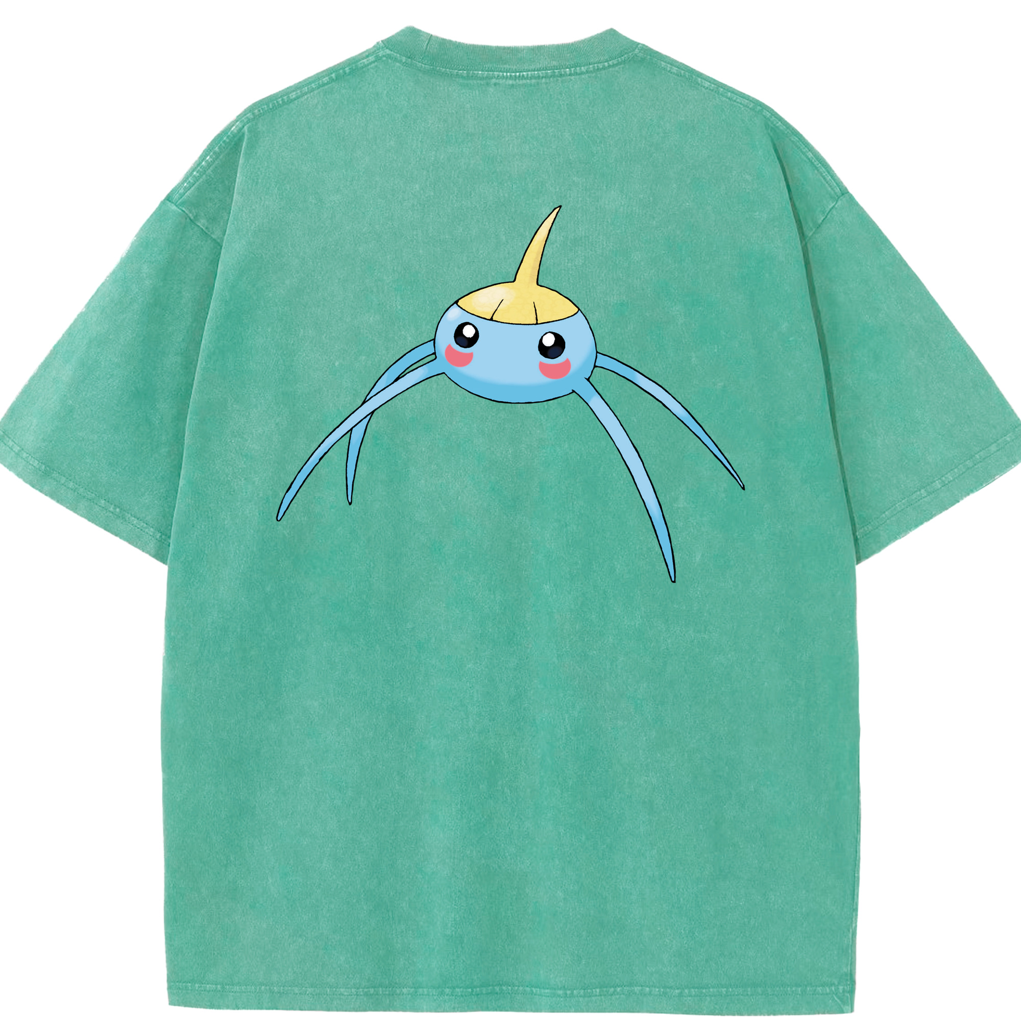 （画像用） ポケットモンスター Pokémon 綿100% ヴィンテージ風 半袖Tシャツ（背面プリント）